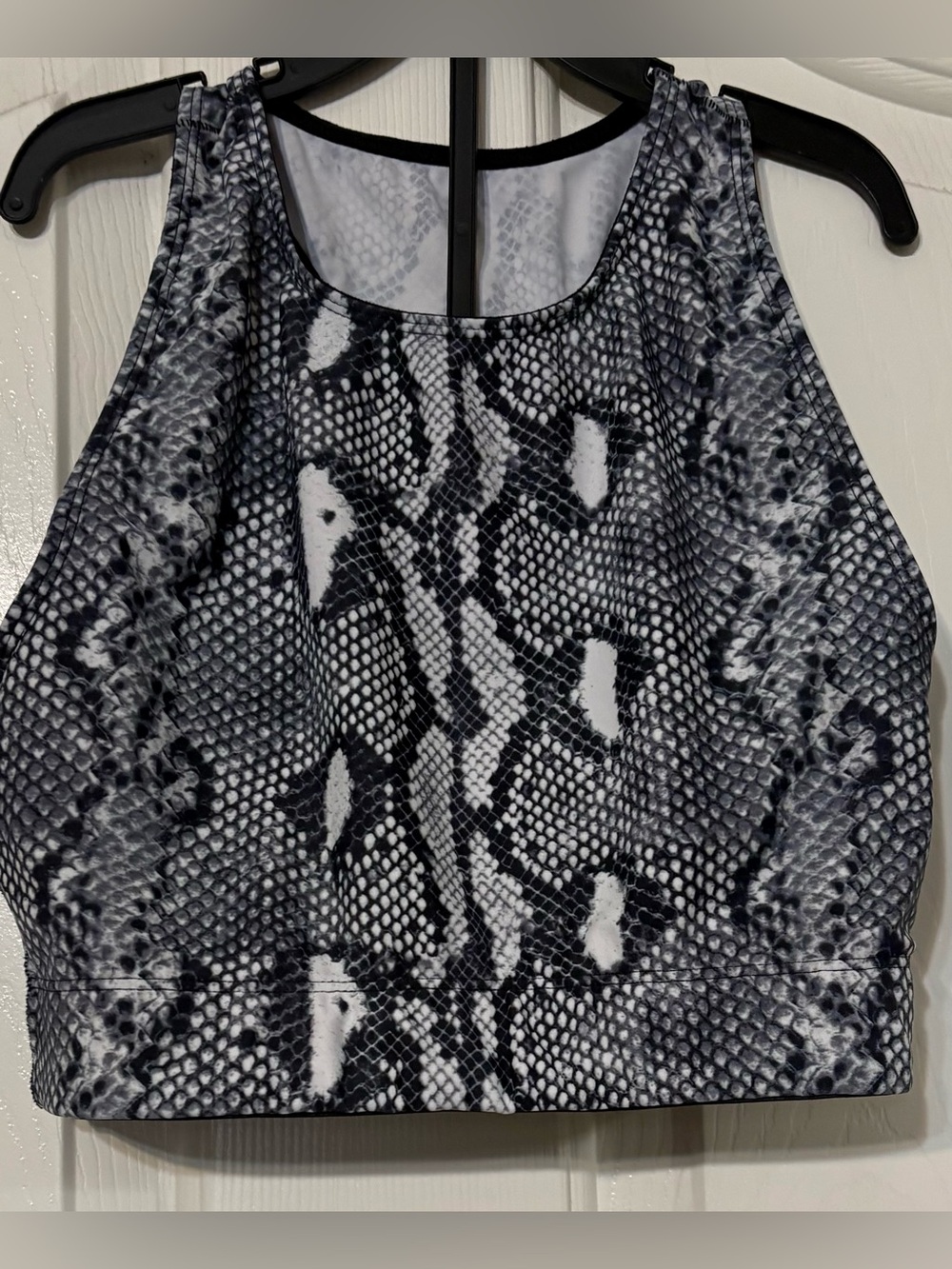 Adam Selman Sport Cropped Snake Print Top & Legging athletic Set Sz Small - Picture 2 of 8